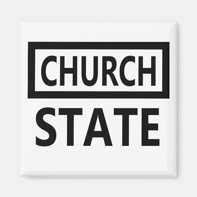 The Separation of Church and State - 1st Amendment Magnet (Front)