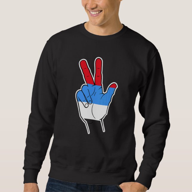 The Serbian Salute Sweatshirt (Front)