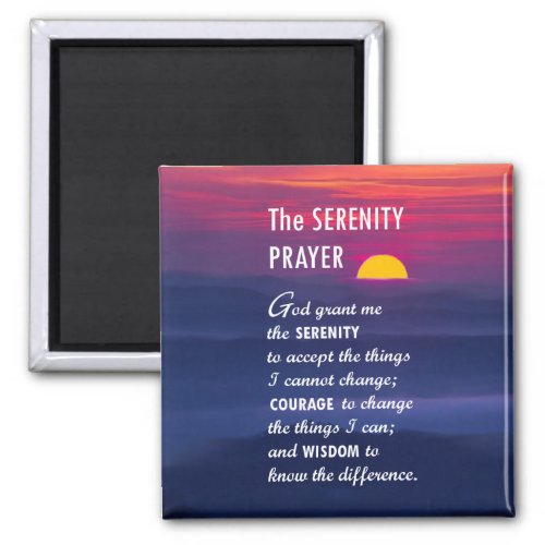 The Serenity Prayer 2 Magnet