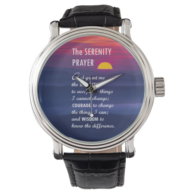 The Serenity Prayer 2 Watch (Front)