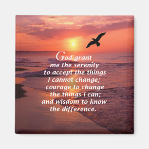 The Serenity Prayer 3 Magnet