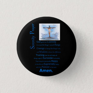 The Serenity Prayer B.C Button