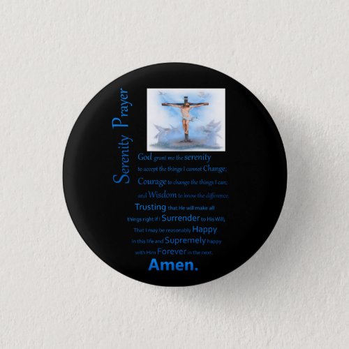 The Serenity Prayer BC Button