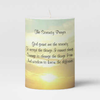 the serenity prayer candle