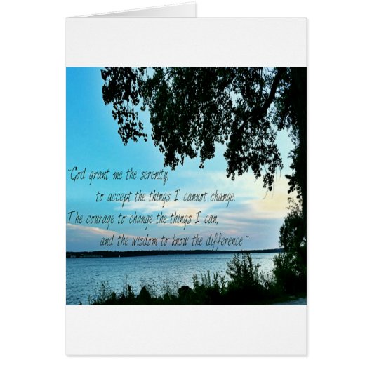 The Serenity Prayer Cards (Front)