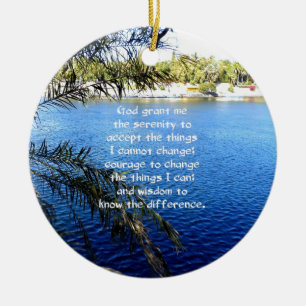 The Serenity Prayer Ceramic Ornament