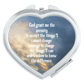 The Serenity Prayer Compact Mirror