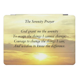 The serenity prayer  iPad pro cover
