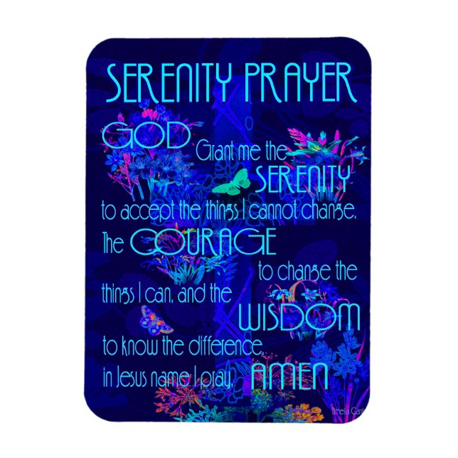 The Serenity Prayer Magnet (Vertical)