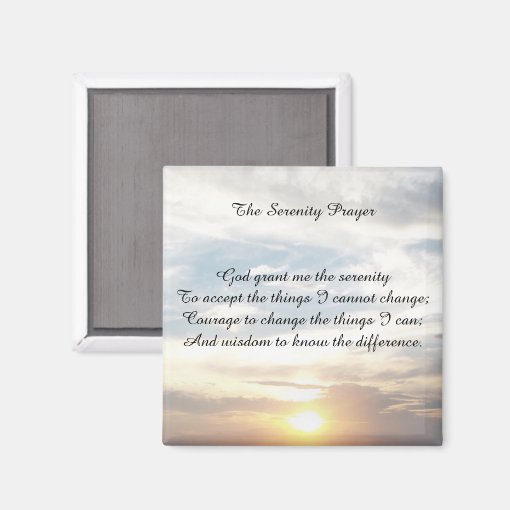 Serenity Prayer Fridge Magnet - 3" X 2", Made In Italy, Easel - Foto 5