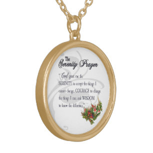 The Serenity Prayer Necklace