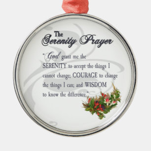 The Serenity Prayer Ornament