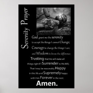 The Serenity Prayer Poster