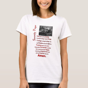 The Serenity Prayer Red Hammer T-Shirt