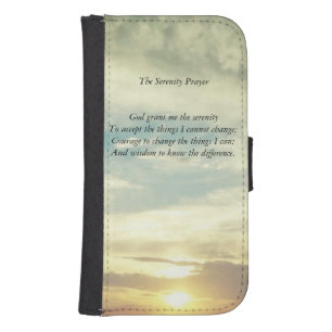 The Serenity Prayer wallet case