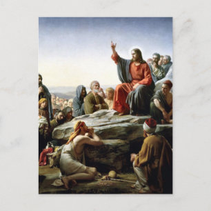 The Sermon on the Mount by Carl Bloch Postcard