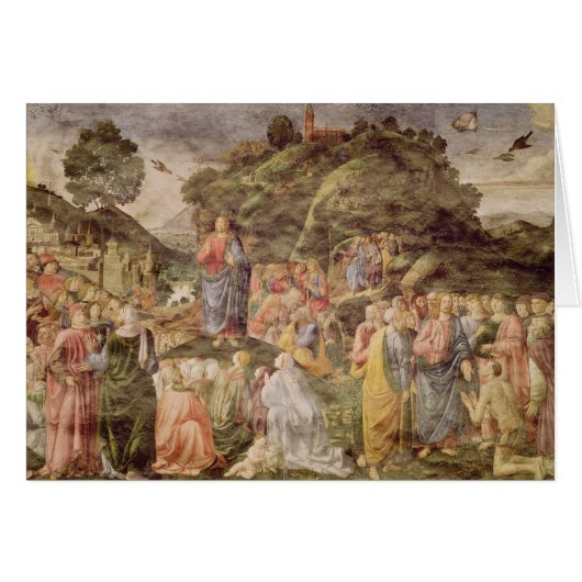 The Sermon on the Mount, from the Sistine Cards (Front Horizontal)
