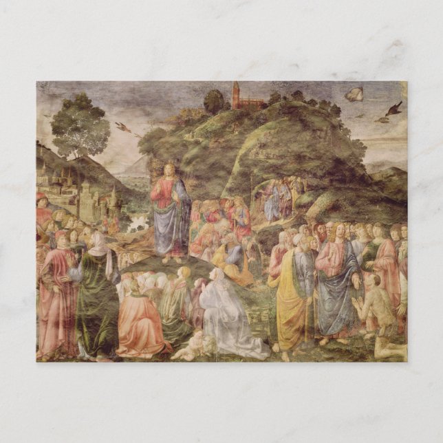 The Sermon on the Mount, from the Sistine Postcard (Front)