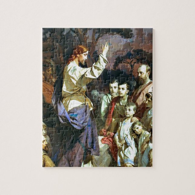 The Sermon on the Mount - Ivan Makarov Jigsaw Puzzle (Vertical)