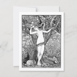The Serpent and Eve Art