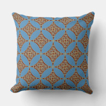 The Serpent's Knot: A Runic Interlace Throw Pillow