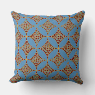 The Serpent's Knot: A Runic Interlace Throw Pillow