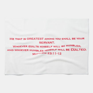 "The Servant's Towel" ZTC June Sermon Series Kitchen Towel