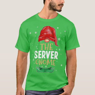 The server Gnome Family Matching Christmas Outfit T-Shirt