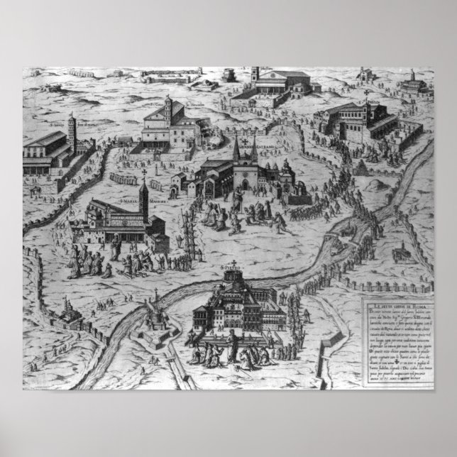 The Sette Chiesa di Roma, 1575 Poster (Front)