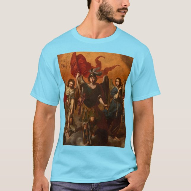 The Seven Archangels by Massimo Stanzione T-Shirt (Front)