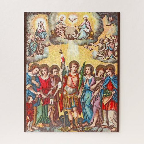The Seven Archangels CP 001 Chromolithograph Jigsaw Puzzle