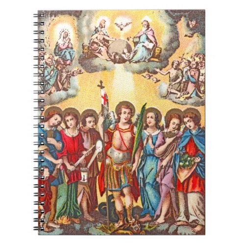 The Seven Archangels CP 001 Chromolithograph Notebook