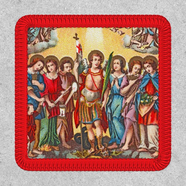 The Seven Archangels (CP 001; Chromolithograph) Patch (Front)