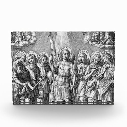 The Seven Archangels M 034 Engraving Acrylic Award