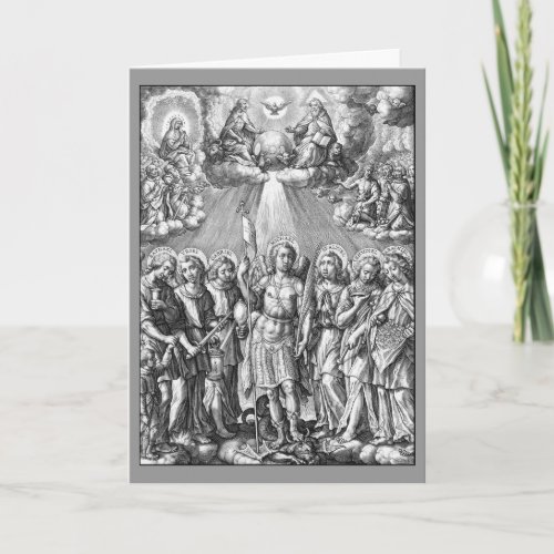 The Seven Archangels M 034 Engraving Card