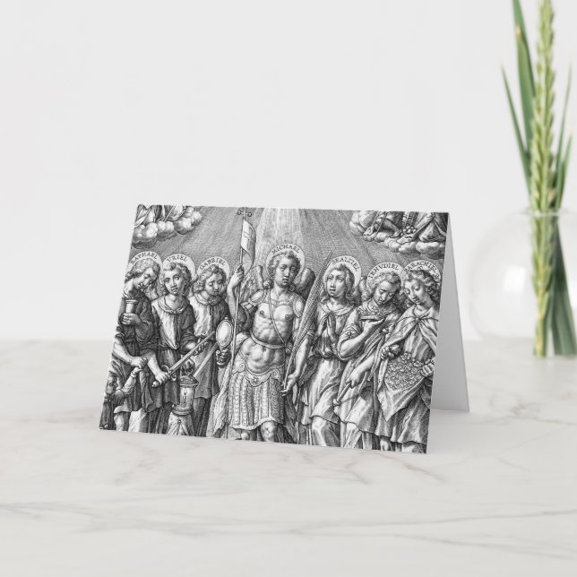 The Seven Archangels (M 034; Engraving) Card (Front)