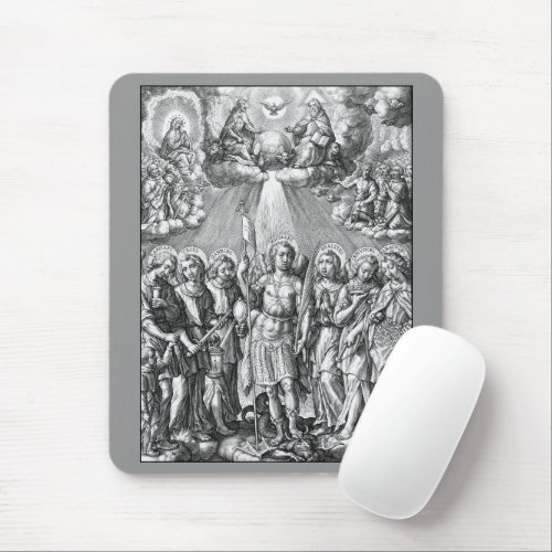 The Seven Archangels M 034 Engraving Mouse Pad