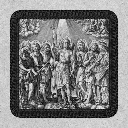 The Seven Archangels M 034 Engraving Patch