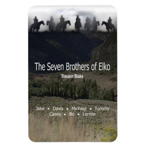 The Seven Brothers of Elko Flexible Photo Magnet