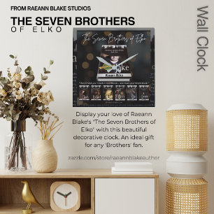 The Seven Brothers of Elko Wall Clock