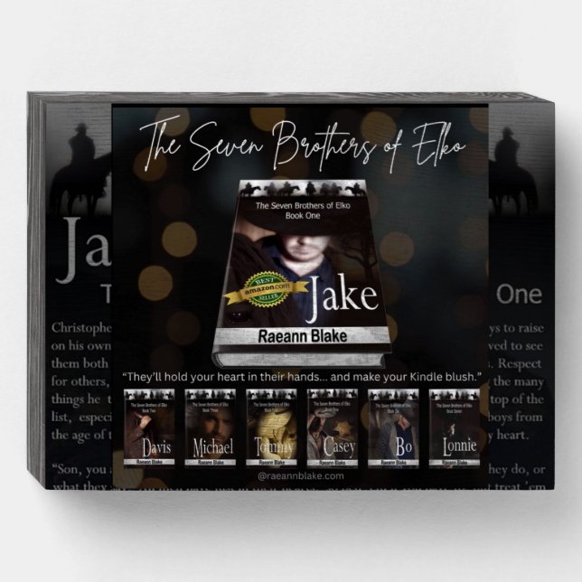 The Seven Brothers of Elko Wood Box Sign (Front Horizontal)
