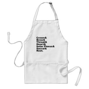 The Seven Chakras of Hinduism and Hindu Ritual Adult Apron