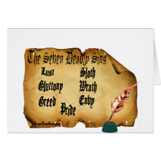 The Seven Deadly Sins Cards