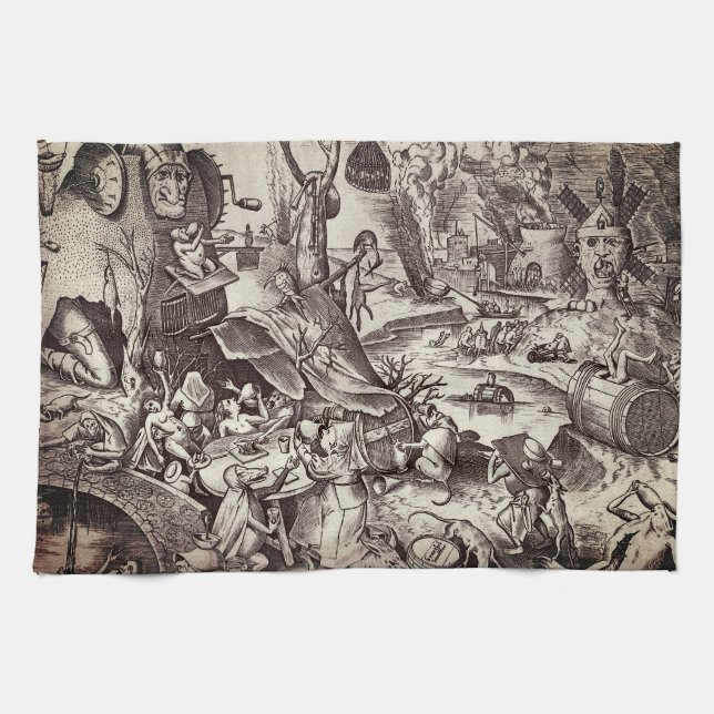 The Seven Deadly Sins - Gluttony Kitchen Towel (Horizontal)