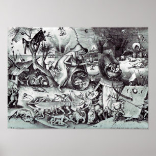 The Seven Deadly Sins, Pieter Bruegel Poster