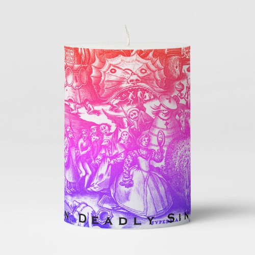 The Seven Deadly Sins _ Pride Pillar Candle