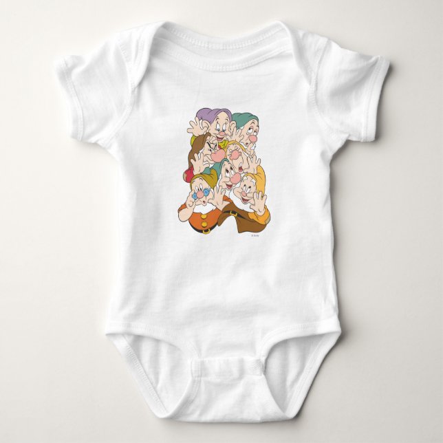 The Seven Dwarfs Baby Bodysuit (Front)