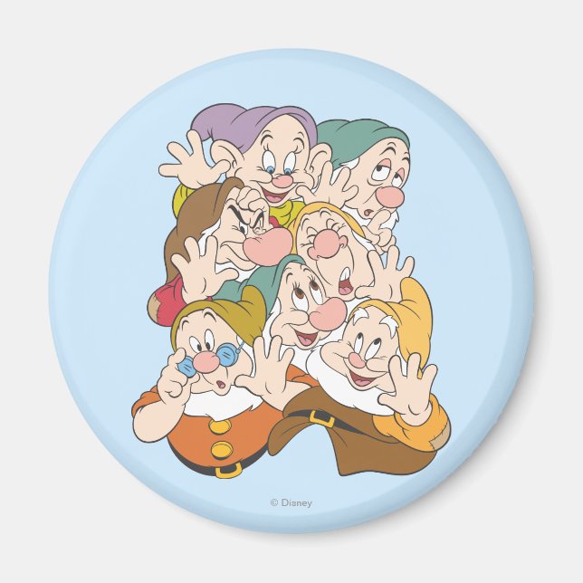 The Seven Dwarfs Magnet (Front)