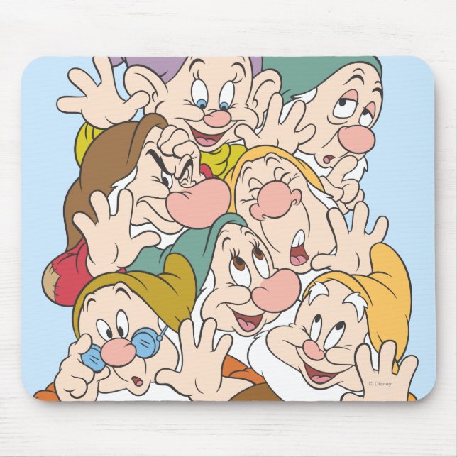 The Seven Dwarfs Mouse Pad (Front)