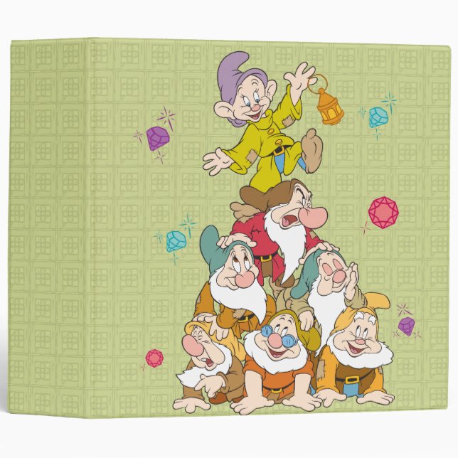 The Seven Dwarfs Pyramid 3 Ring Binder (Front/Spine)